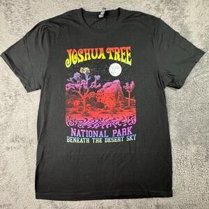 Joshua Tree National Park Shirt NWOT Adult L Psychedelic Tee Trippy Star Gazing